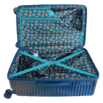 Średnia walizka  Saxoline Elite Trunk 88L niebieska