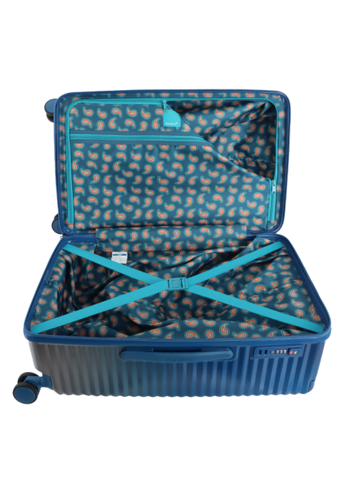 Walizka średnia Saxoline Elite Trunk 1010H0.63.39 BLUE GRADIENT (10) Średnia walizka Saxoline Elite Trunk 88L niebieska