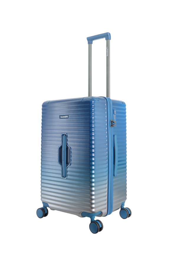 Walizka średnia Saxoline Elite Trunk 1010H0.63.39 BLUE GRADIENT (2) Duża walizka Saxoline Elite Trunk 131L niebieska