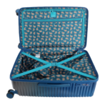 Walizka średnia Saxoline Elite Trunk 1010H0.63.39 BLUE GRADIENT (9) Duża walizka Saxoline Elite Trunk 131L niebieska