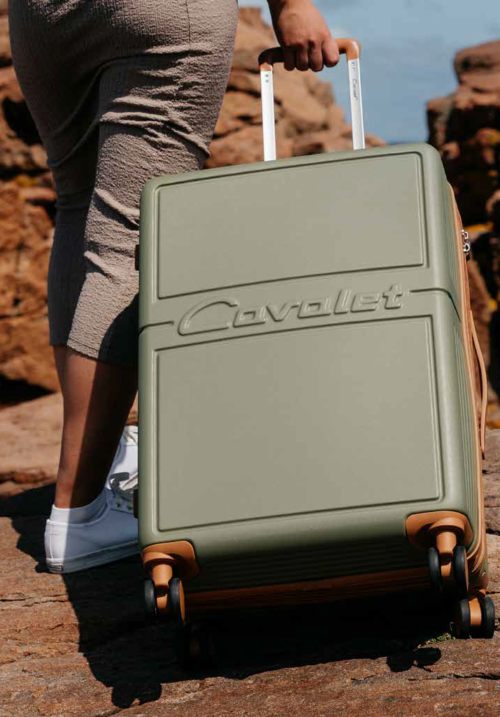 Duża walizka Cavalet Dalby zielona 114L