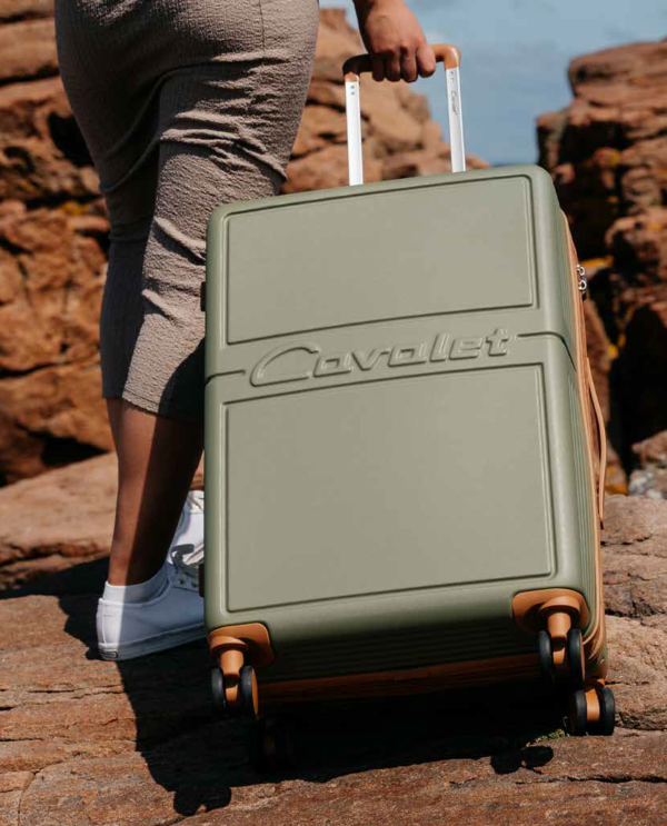 Cavalet Dalby large suitcase green 114L