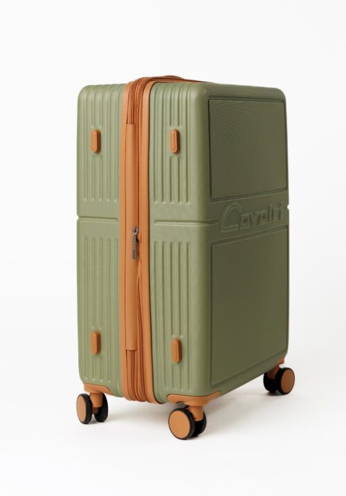 Średnia walizka Cavalet Dalby zielona 76L