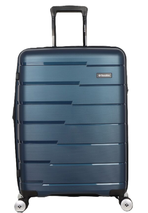 Średnia walizka Saxoline Bliss 73L navy